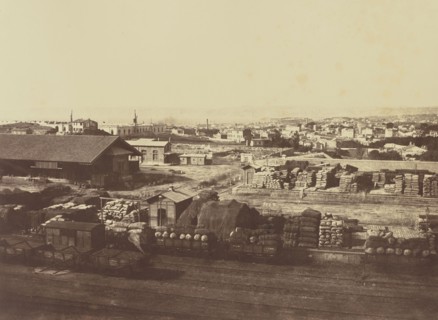 Marseille, Édouard Baldus, French, born Germany, 1813 - 1889, France; about 1861; Albumen silver print