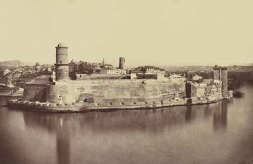 Marseille, Édouard Baldus, French, born Germany, 1813 - 1889, France; about 1861; Albumen silver print