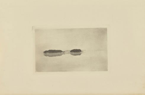 The Lone Lagoon; Peter Henry Emerson, British, born Cuba, 1856 - 1936, London, England; 1895; Photogravure; 7.5 × 12.5 cm
