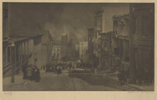 San Francisco, April 18, 1906; Arnold Genthe, American, born Germany, 1869 - 1942, San Francisco, California, United States