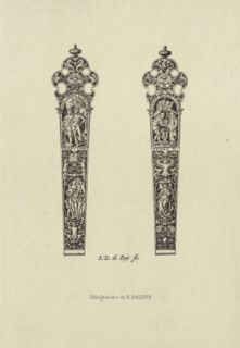 Design by Theodor de Bry; Édouard Baldus, French, born Germany, 1813 - 1889, Paris, France; 1866; Heliogravure; 15.6 x 10.8 cm