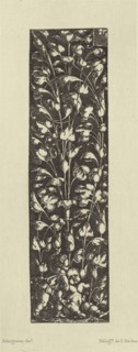 Design by Aldengrever; Édouard Baldus, French, born Germany, 1813 - 1889, Paris, France; 1866; Heliogravure; 19 x 7.5 cm