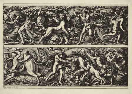 Design by Jean le Pautre; Édouard Baldus, French, born Germany, 1813 - 1889, Paris, France; 1866; Heliogravure; 22.9 x 32 cm