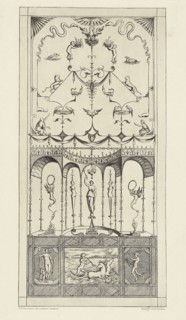 Design by Enea Vico after Antique Paintings; Édouard Baldus, French, born Germany, 1813 - 1889, Paris, France; 1866