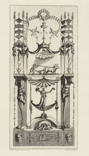 Design by Enea Vico after Antique Paintings; Édouard Baldus, French, born Germany, 1813 - 1889, Paris, France; 1866