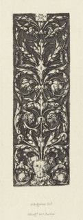 Design by Aldegräver; Édouard Baldus, French, born Germany, 1813 - 1889, Paris, France; 1866; Heliogravure; 13.5 x 4.4 cm