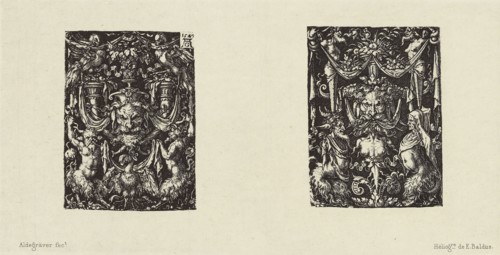 Design by Aldegräver; Édouard Baldus, French, born Germany, 1813 - 1889, Paris, France; 1866; Heliogravure; 6.5 x 13.8 cm