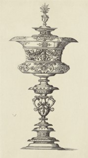 Design by Virgil Solis; Édouard Baldus, French, born Germany, 1813 - 1889, Paris, France; 1866; Heliogravure; 23.7 x 13.2 cm
