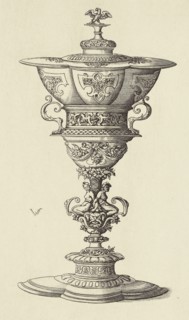 Design by Virgil Solis; Édouard Baldus, French, born Germany, 1813 - 1889, Paris, France; 1866; Heliogravure; 24.1 x 14.5 cm