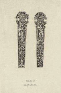 Design by Theodor de Bry; Édouard Baldus, French, born Germany, 1813 - 1889, Paris, France; 1866; Heliogravure; 14.2 x 9.4 cm