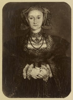 Wife of Henry VIII by Hans Holbein, Musee du Louvre; Adolphe Braun, French, 1811 - 1877, Dornach, France; 1860s; Carbon print