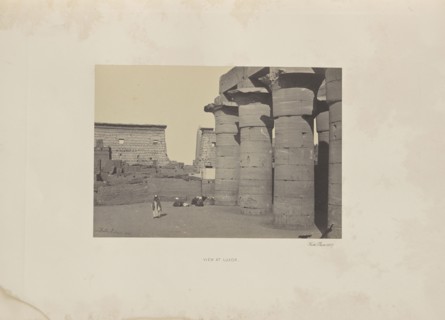 View at Luxor; Francis Frith, English, 1822 - 1898, Luxor, Egypt; 1857; Albumen silver print