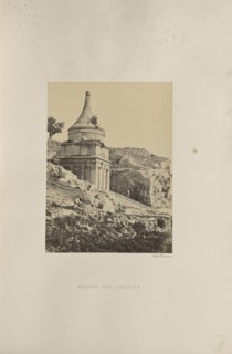 Absalom's Tomb, Jerusalem; Francis Frith, English, 1822 - 1898, Jerusalem, Palestine; 1857; Albumen silver print