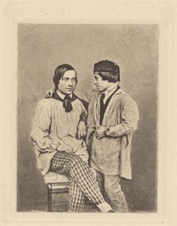 Man and boy; Armand-Hippolyte-Louis Fizeau, French, 1819 - 1896, Nöel-Marie-Paymal Lerebours, French, 1807 - 1873, France
