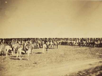 Camp de Châlons; Gustave Le Gray, French, 1820 - 1884, Chalons, France; 1857; Albumen silver print