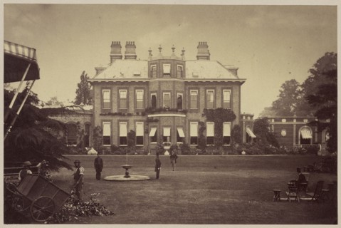 General View of Orleans House; Camille Silvy, French, 1834 - 1910, England; 1864; Albumen silver print