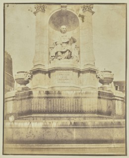 La Fontaine des Quatre Evêques: Massilon, Fléchier, Fénelon et Bossuet, Place St. Sulpice, Paris; Hippolyte Bayard French, 1801
