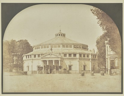 Cirque National, Paris; Hippolyte Bayard, French, 1801 - 1887, Paris, France; 1847; Salted paper print; 17.1 × 23 cm