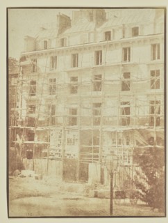 Construction of the Galerie de la Madeleine; Hippolyte Bayard, French, 1801 - 1887, Paris, France, Europe; 1843; Salted paper