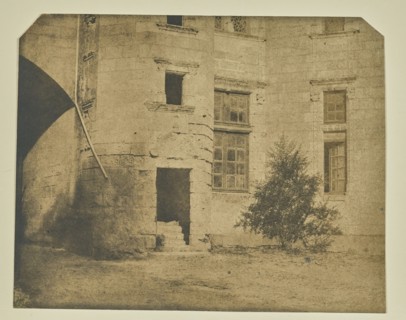 Entrance to a Tower; Hippolyte Bayard, French, 1801 - 1887, about 1840 - 1849; Salted paper print; 12.9 x 16.4 cm