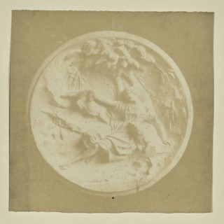 Copy of a Bas Relief; Hippolyte Bayard, French, 1801 - 1887, about 1840 - 1849; Salted paper print; 9 x 9 cm