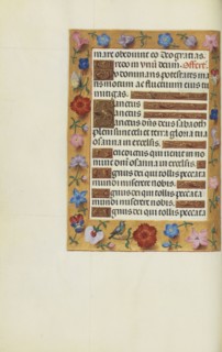 Decorated Text Page; Ghent, Belgium; about 1510 - 1520; Tempera colors, gold, and ink on parchment; Leaf: 23.2 × 16.7 cm