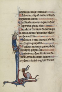 Initial I; Bute Master, Franco-Flemish, active about 1260 - 1290, Paris, written, France; illumination about 1270 - 1280