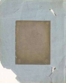 Possibly a portrait of a man; British, active India about 1843; India; 1843 - 1845; Salted paper print from a paper negative