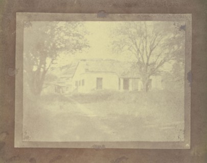 View of a House, India; British, active India about 1843; India; 1843 - 1845; Salted paper print from a paper negative; 8.1 x 10