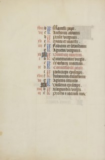 Calendar Page; Ghent, bound, Belgium; 1450s; Tempera colors, gold leaf, gold paint, and ink on parchment; Leaf: 26.4 x 18.4 cm