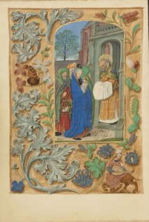 The Presentation in the Temple; Master of the Dresden Prayer Book or workshop, Flemish, active about 1480 - 1515, Bruges