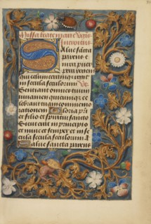 Decorated Initial S; Bruges, Belgium; about 1480 - 1485 ?; Tempera colors and gold on parchment; Leaf: 20.5 x 14.8 cm