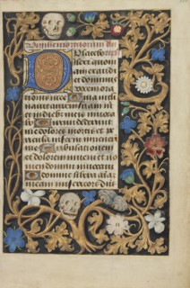 Decorated Initial D; Bruges, Belgium; about 1480 - 1485 ?; Tempera colors and gold on parchment; Leaf: 20.5 x 14.8 cm