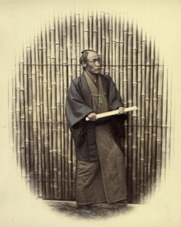 Building Contractors; Felice Beato, 1832 - 1909, Japan; 1866 - 1867; Hand-colored Albumen silver print