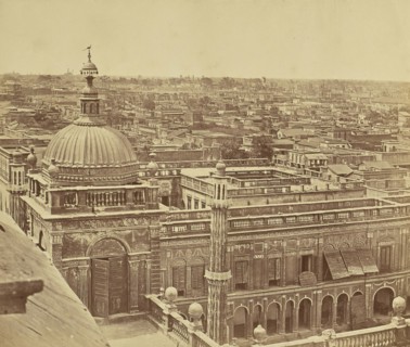 Panorama of Lucknow: View of Devastation Wrought by Lucknow Massacre; Felice Beato, 1832 - 1909, India