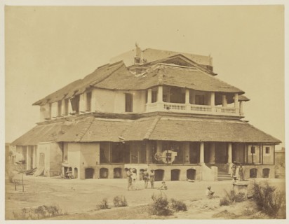 Bank's House; Felice Beato, 1832 - 1909, India; 1858; Albumen silver print