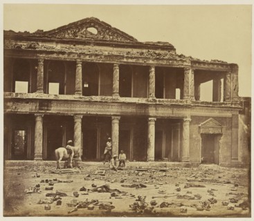 Sikandrahbagh After Slaughter of the Rebels by the 93rd Highlanders of 4th Panjal Native Infantry; Felice Beato, English, born