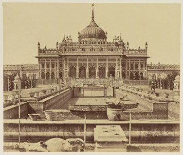The Hosainabad Emambara and Tomb of Mahomed Ali Khan, Lucknow; Felice Beato, 1832 - 1909, India; 1858