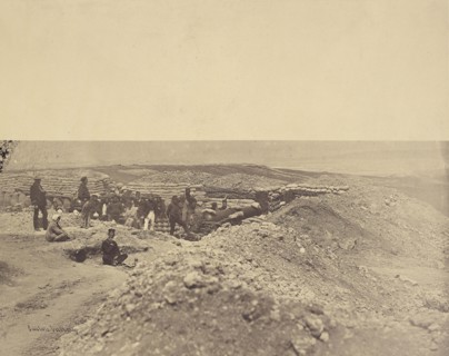 Sailor's Battery; James Robertson, English, 1813 - 1888, Crimea; 1855; Albumen silver print