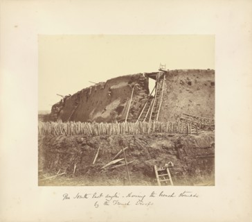 Interior of the Angle of North Fort Immediately after Its Capture; Felice Beato, 1832 - 1909, China