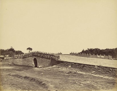 The Bridge of Paletchow Showing the Grand Paved Road Between Peking and Tongchow; Felice Beato, 1832 - 1909