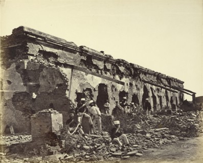 General Wheeler's Entrenchment at Cawnpore; Felice Beato, 1832 - 1909, Henry Hering, 1814 - 1893