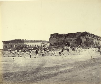 General Wheeler's Entrenchment at Cawnpore; Felice Beato, 1832 - 1909, Henry Hering, 1814 - 1893