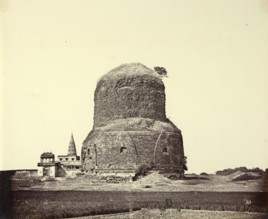 Buddhist Temple; Felice Beato, 1832 - 1909, Henry Hering, 1814 - 1893, India; 1858 - 1862