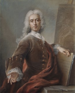 Self-Portrait; Charles-Antoine Coypel, French, 1694 - 1752, 1734; Pastel on paper; 98.1 × 80 cm, 38 5,8 × 31 1,2 in