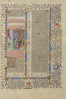 Manlius Capitolinus Defending the Capitoline Hill against the Franks; Paris, France, Europe; about 1413 - 1415; Tempera colors
