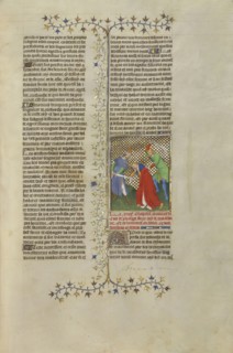 Philip, A False Claimant to the Throne of Macedonia; Paris, France, Europe; about 1413 - 1415; Tempera colors, gold leaf, gold