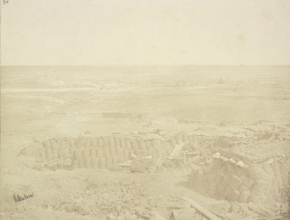 Bomb Proof Hut of the Russian General in the Redan; James Robertson, English, 1813 - 1888, Attributed to Felice Beato English