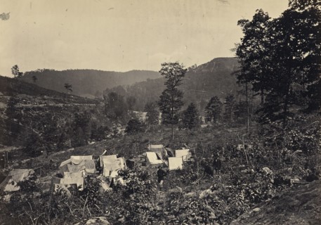 Pass in the Raccoon Range, Whiteside No. 2; George N. Barnard, American, 1819 - 1902, New York, United States; negative