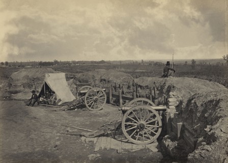 Rebel Works in Front of Atlanta, Ga., No. 4; George N. Barnard, American, 1819 - 1902, New York, United States; negative 1864